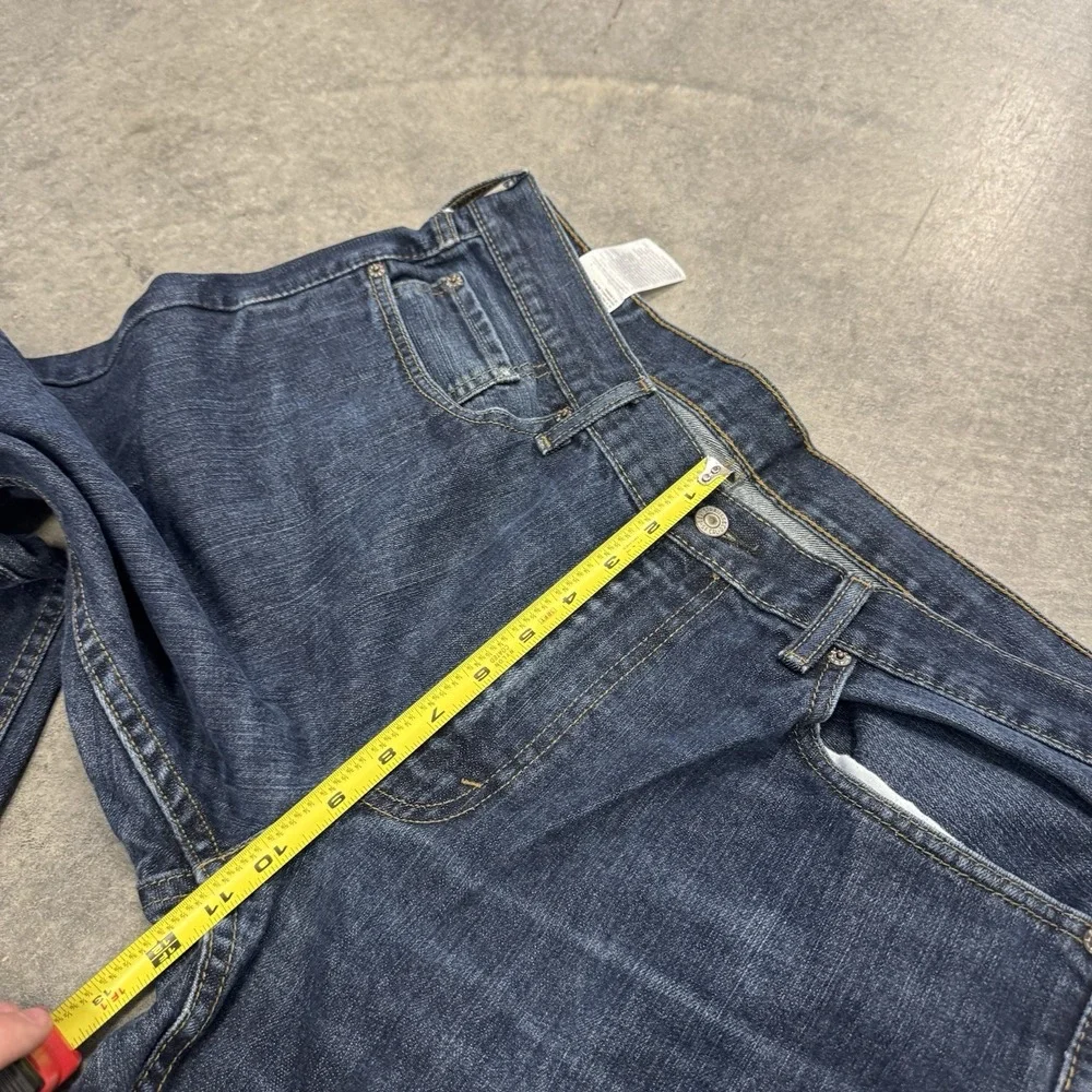 Levi's 559 Jeans Mens 36x32 Blue Cotton Denim Straight Leg Relaxed Fit Workwear